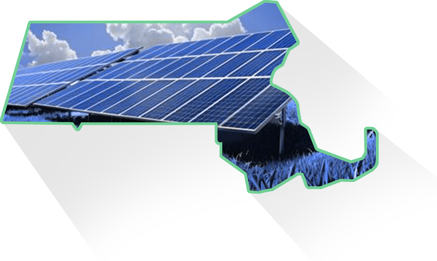 Community solar panels